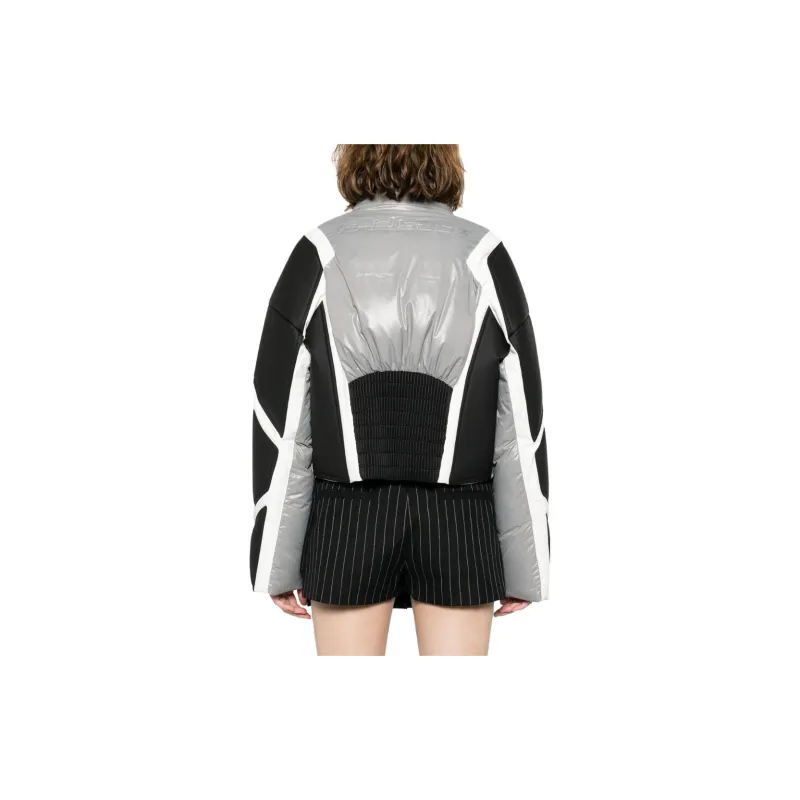 KHRISJOY Khris Crop Biker Puffer Jacket-2