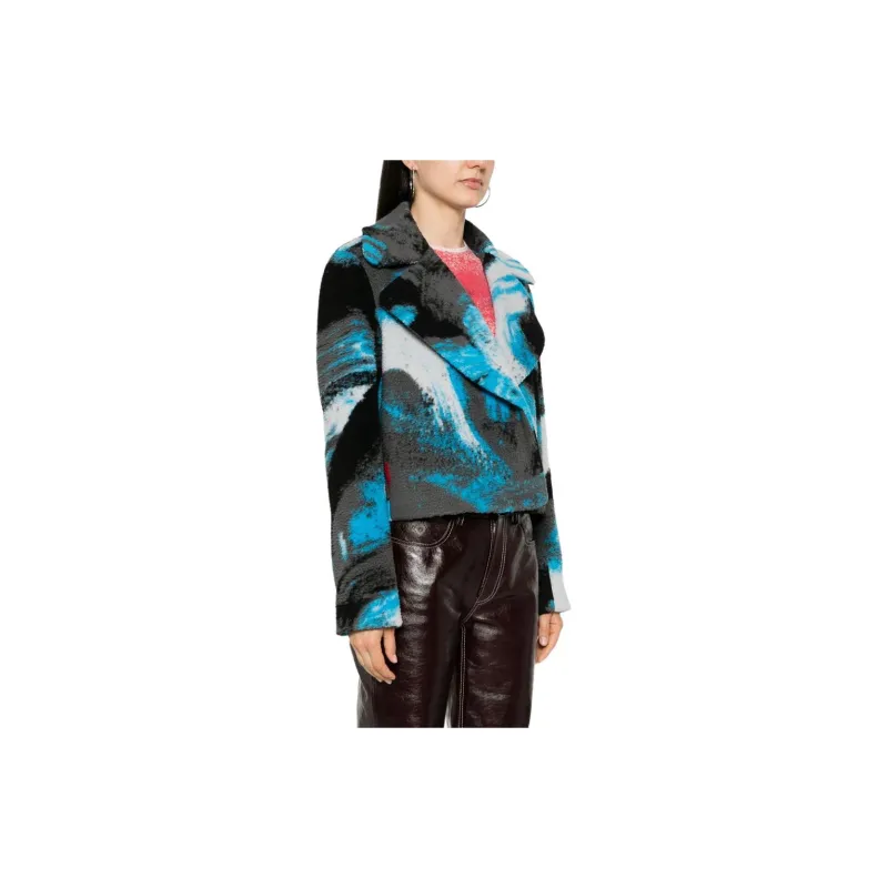 DVF Diane Von Furstenberg Ruthina Fleece Jacket-2