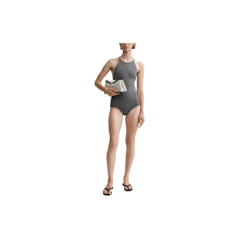 TOTEME Open back Mélange Swimsuit-1