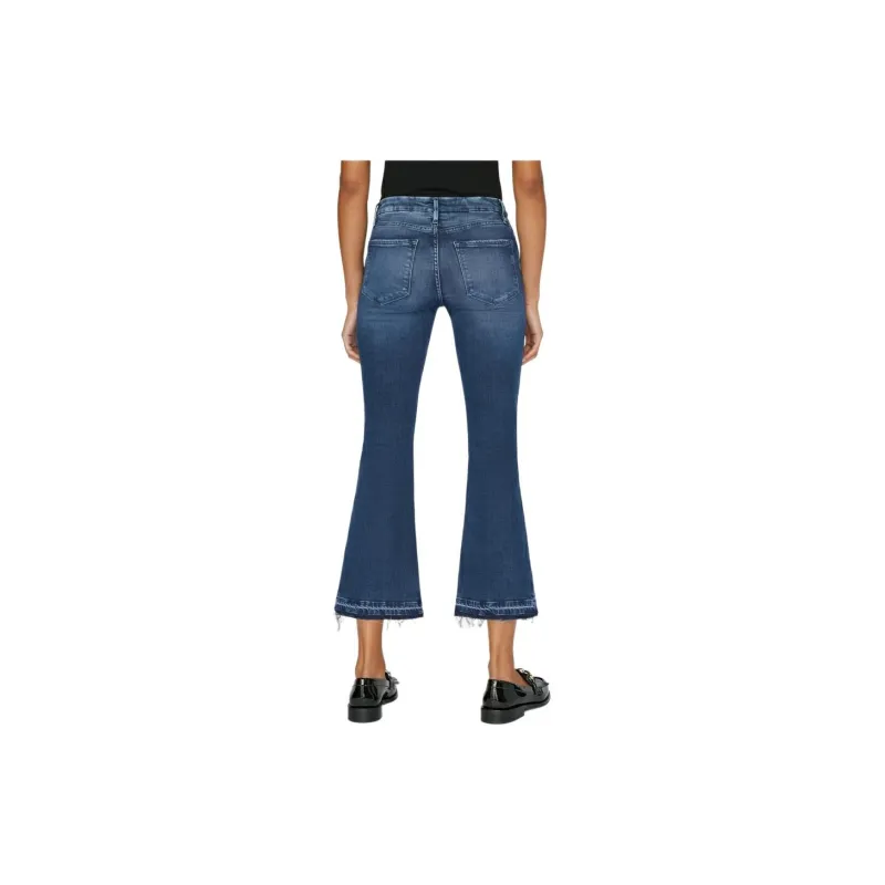 FRAME Quincy High Waisted Flared Jeans-2