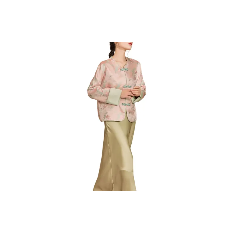 QIAOYUHUAZUN Jackets Coats Women's Pink-2