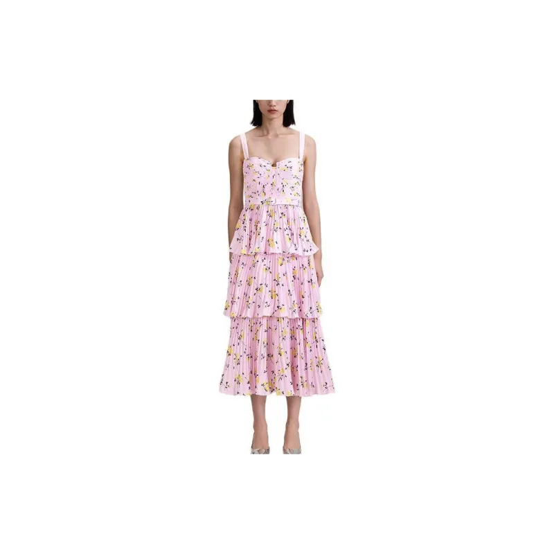 Self portrait Floral print Midi Dress-1