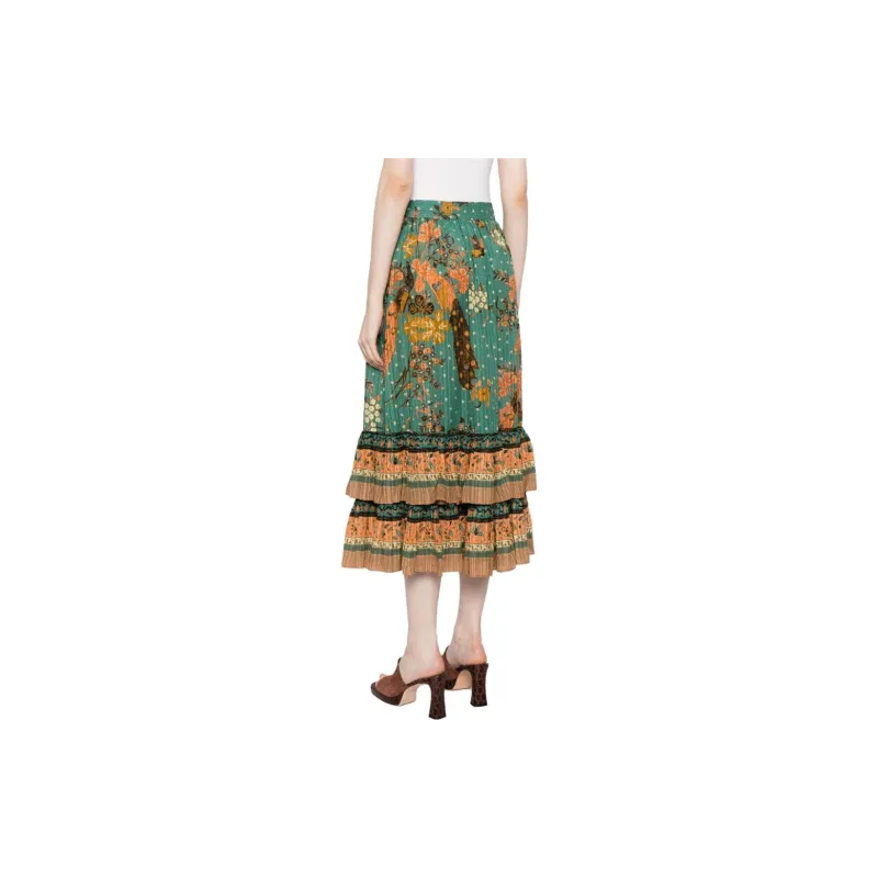 Ulla Johnson Zadie Ruffled Midi Skirt-2