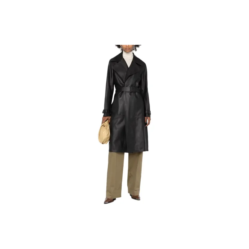 Polo Ralph Lauren Trench Coat Women's Black-1