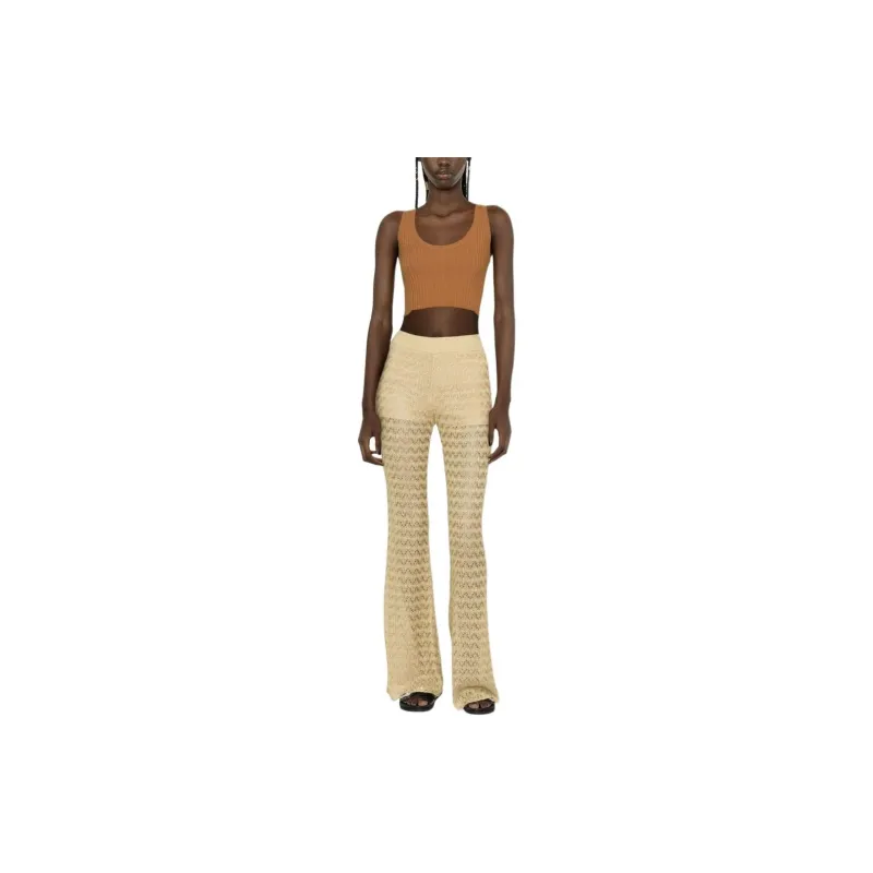Paco Rabanne Ribbed Cropped Top-1