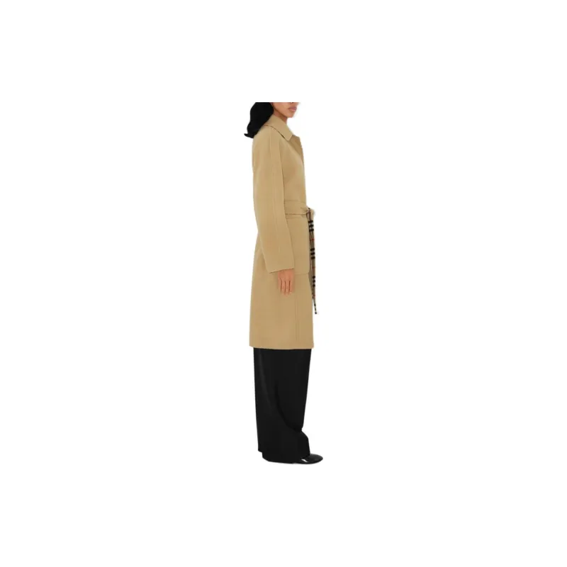 Burberry Check Wool Reversible Coat-5