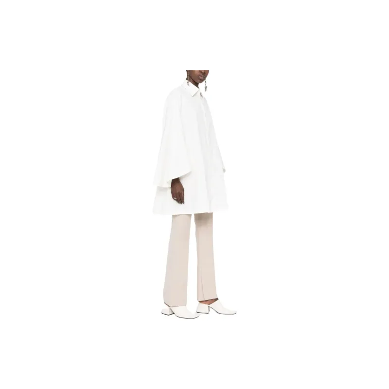 JIL SANDER Long-Sleeved Dresses Women's White-3