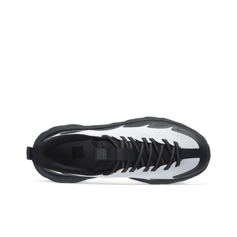 BMAI Cushioning Rebound Support Wear Resistant Breathable Trail Running Running Shoes Unisex Black White-3