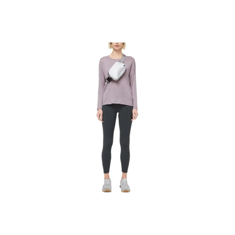 Lululemon T-Shirt Women's Purple Gray-2