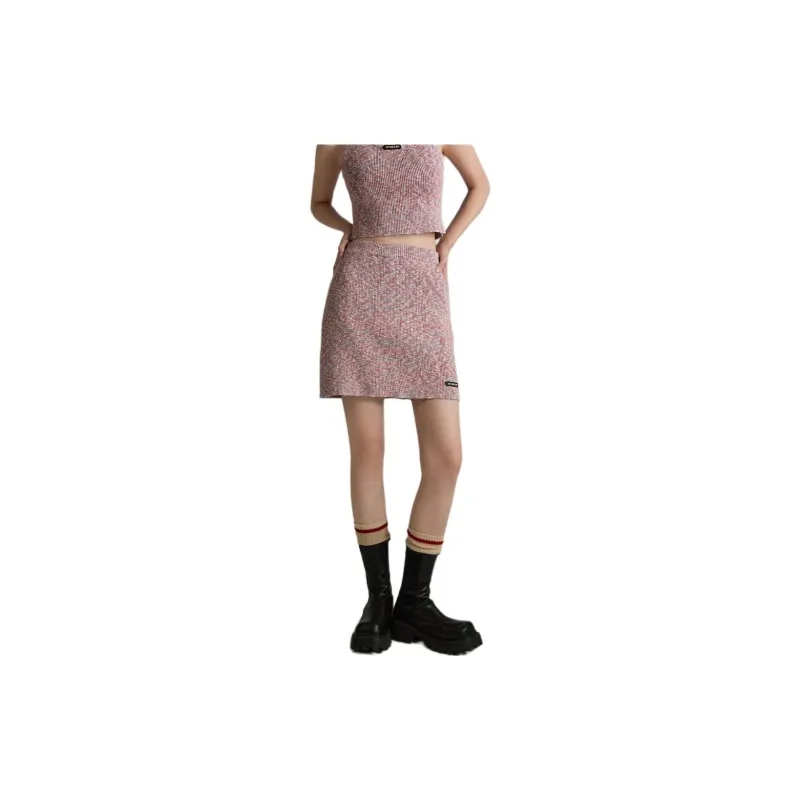 NO ONE ELSE Casual Short Skirts Women's Red-1