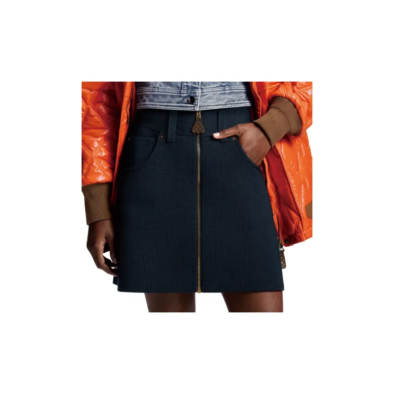 LOUIS VUITTON Compact Knit Mini Skirt-3