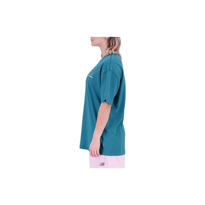 New Balance T Shirts Unisex Blue-2