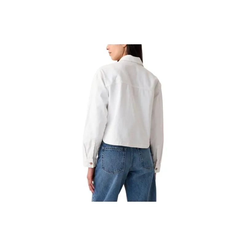 GAP Denim Jackets Women's White-2