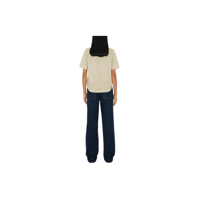 Burberry Logo Patch Crewneck T-Shirt-4