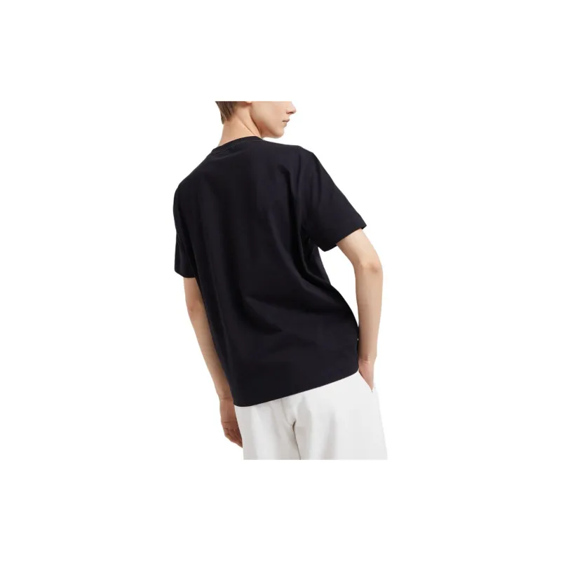 Brunello Cucinelli Solid Color Crew Neck Casual Short Sleeved Shirt T Shirt Women's Black-7