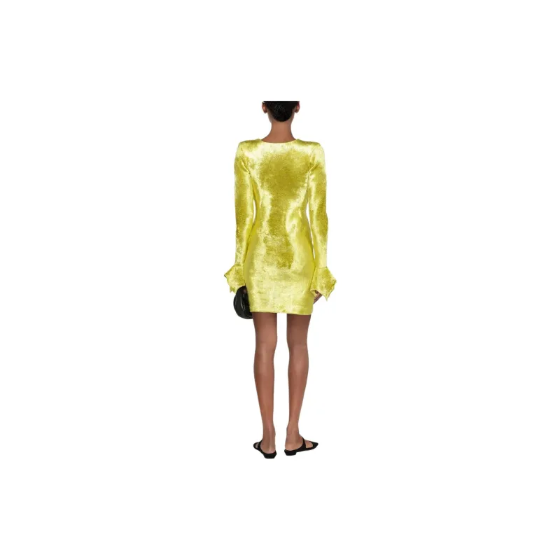 NANUSHKA Handkerchief-cuff Mini Dress-3