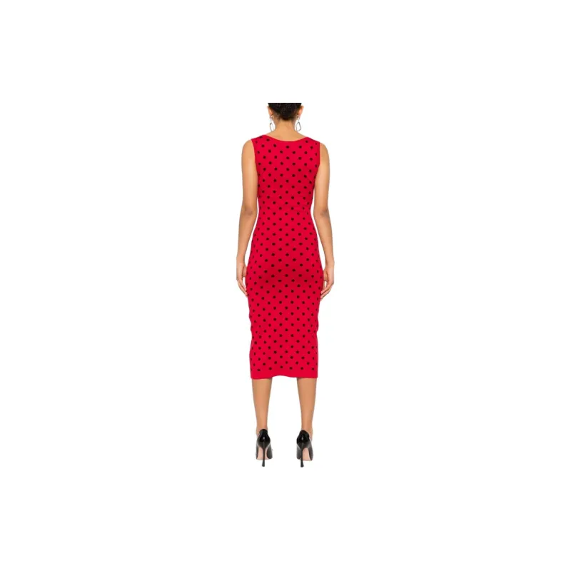 MOSCHINO Slip Dresses Women's Crimson-2