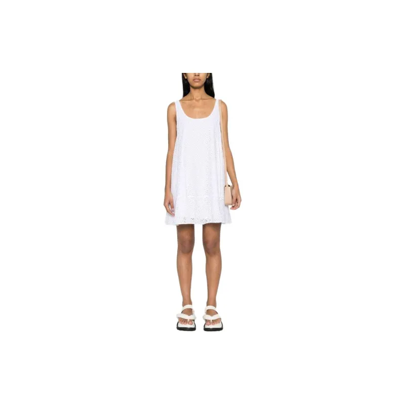 KENZO Broderie Sleeveless Mini Dress-1