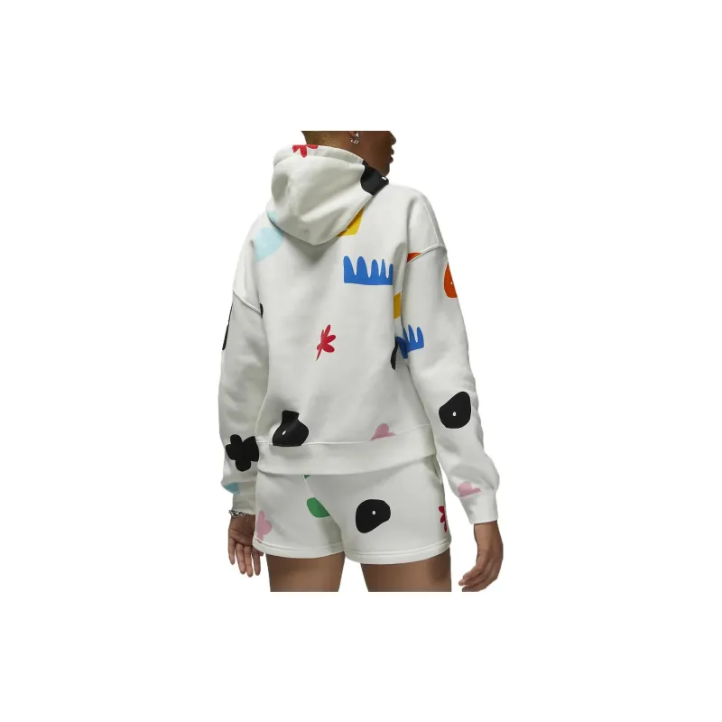 Jordan Sweatshirts Women's White-3