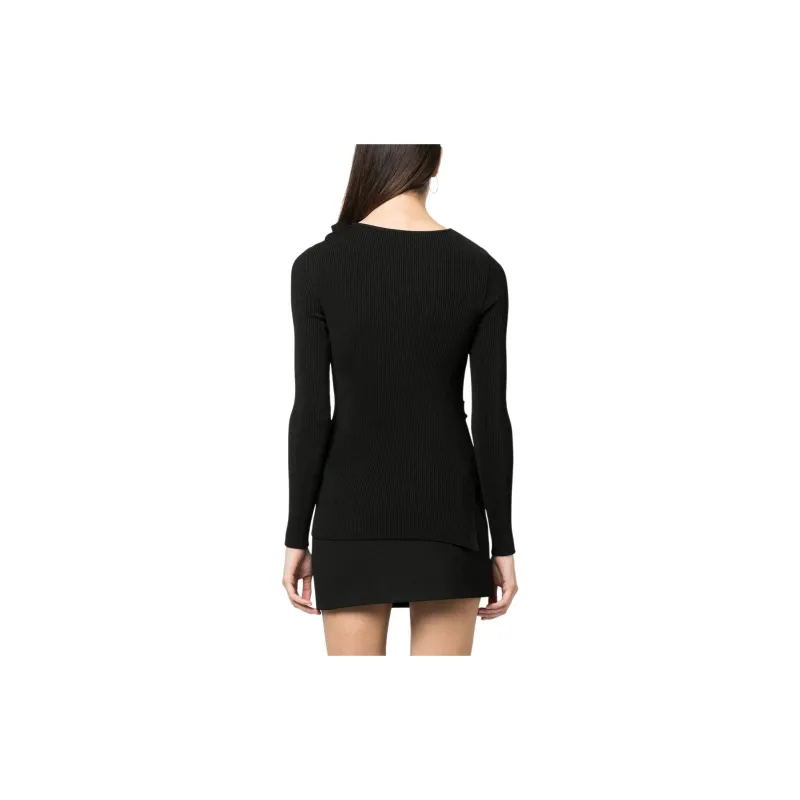 COPERNI Cut Out Asymmetric Crewneck Sweater-2