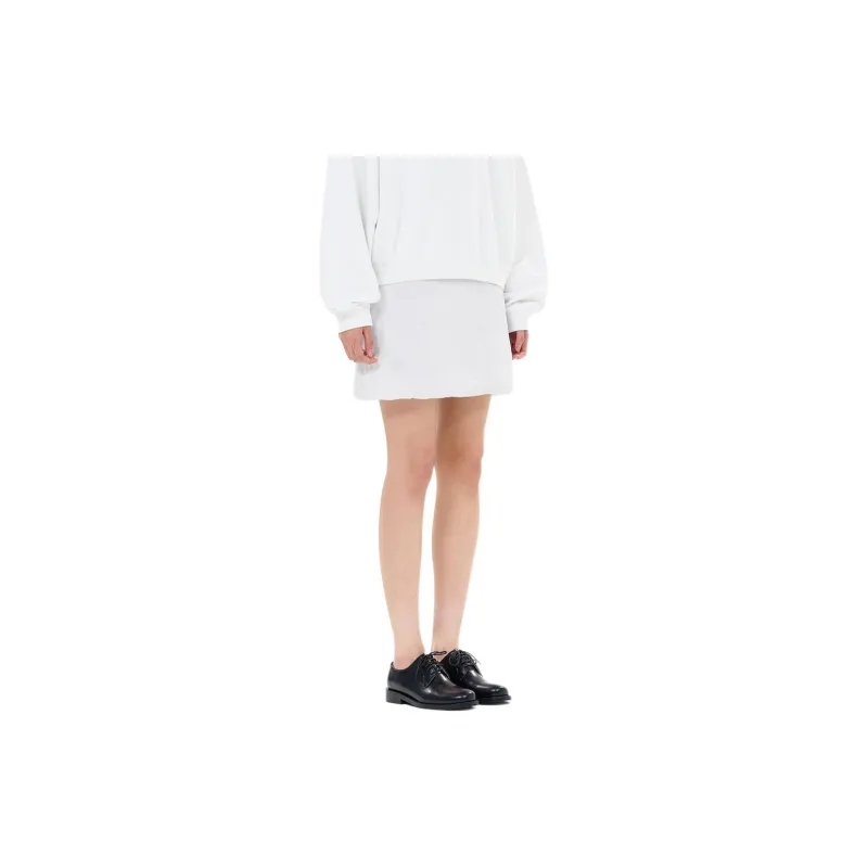 WE11DONE FW24 Casual Short Skirts Women's White-4