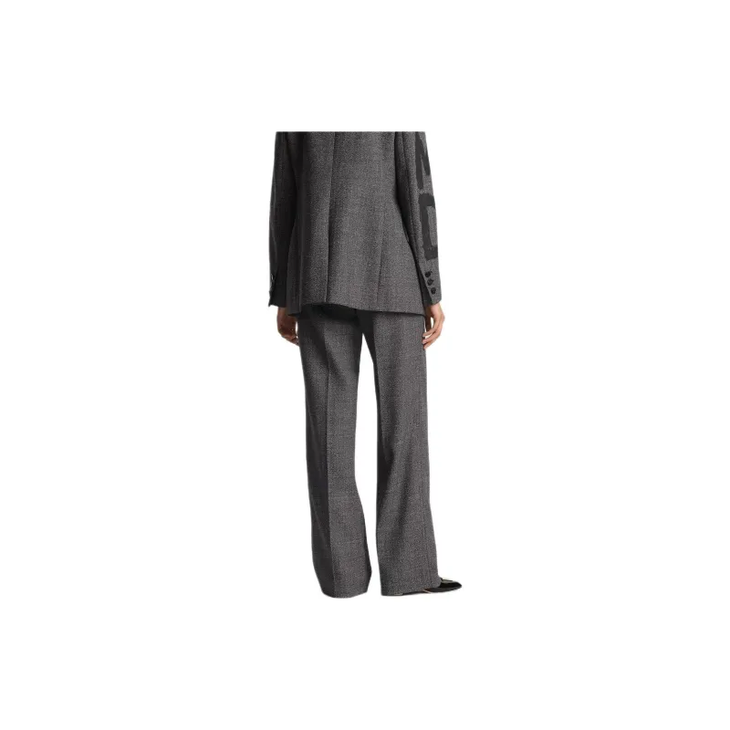 DIOR Wide Leg Pants Casual Pants Women's Gray-4