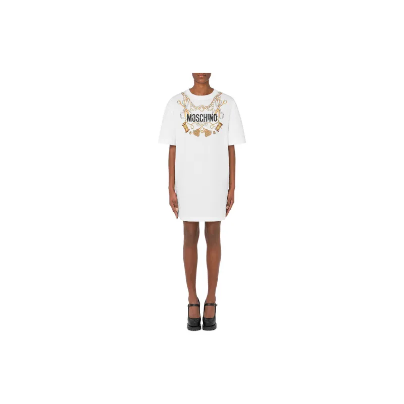 MOSCHINO Logo print Mini Dress-1