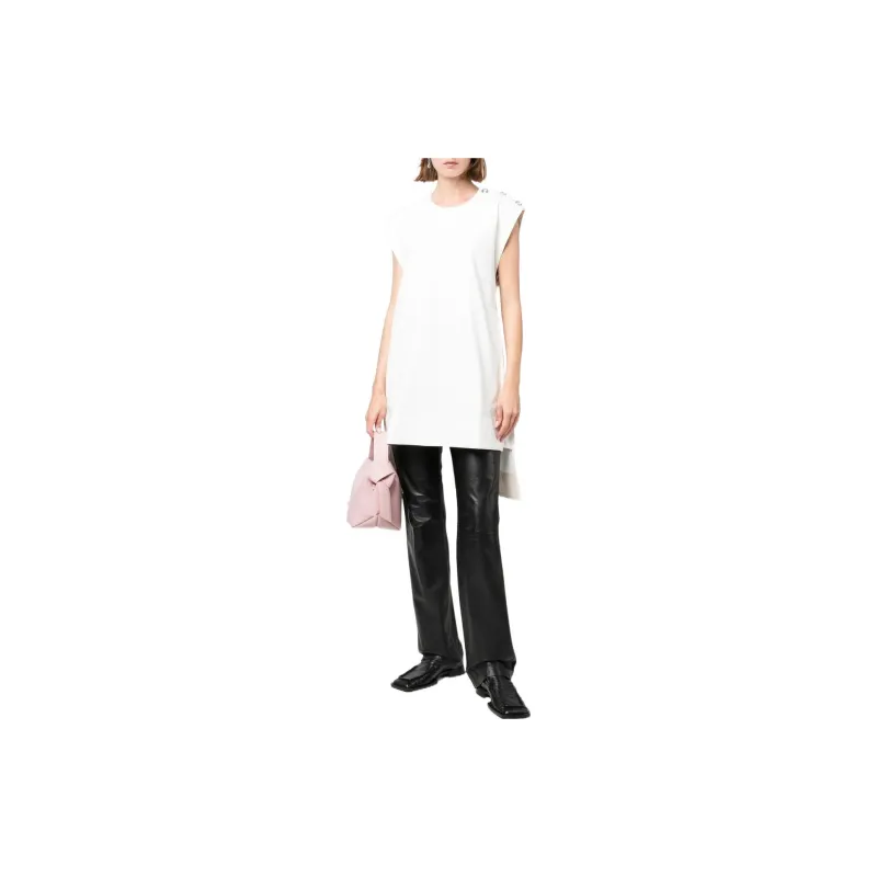 JIL SANDER High-low Longline T-shirt-1