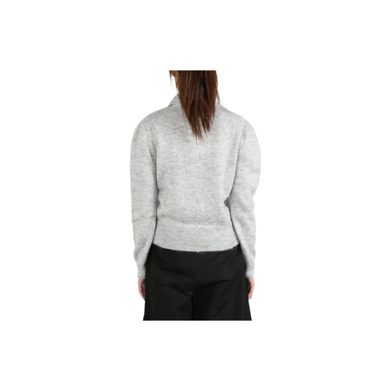 AMOMENTO Polo collar Jumper-1