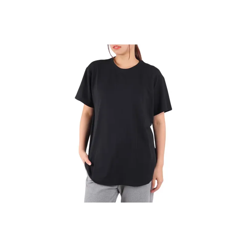Nike Drop Shoulder Sleeve T Shirt Women's Black-3