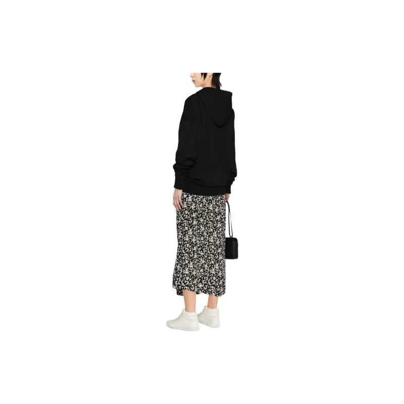 ISABEL MARANT ETOILE Mansel Logo Printed Drawstring Hoodie-3