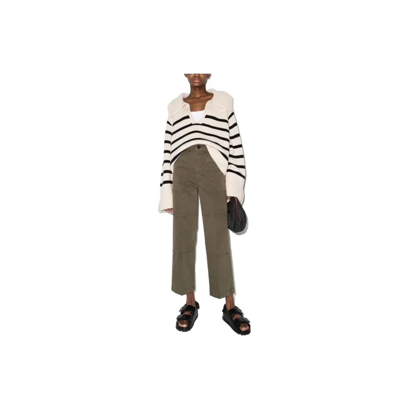 FRAME Straight leg Utility Trousers-1
