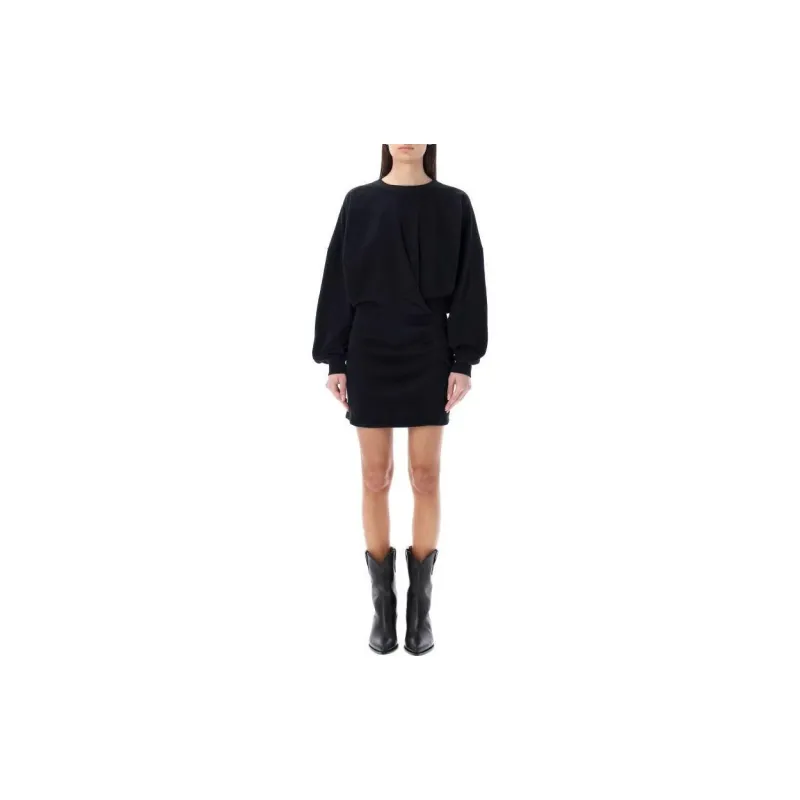 ISABEL MARANT ETOILE Long Sleeved Dress Women's Black-3
