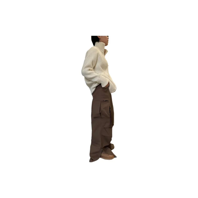 Fax Copy Express Casual Pants Women's Brown-3