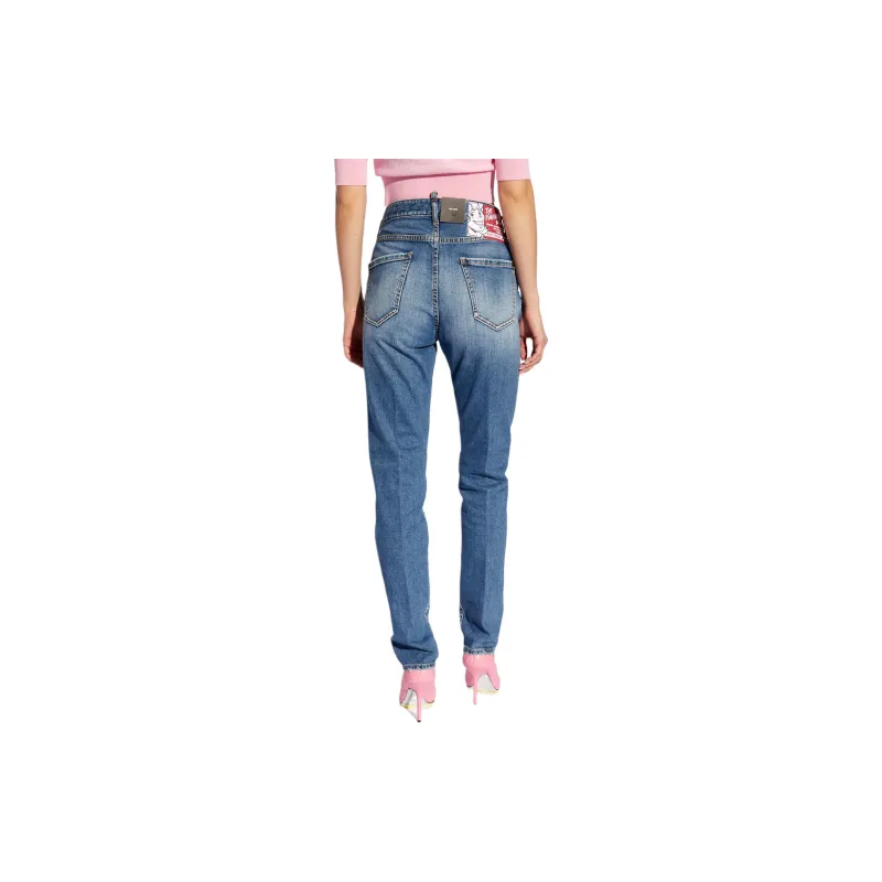 DSQUARED 2 Medium Preppy Wash Jennifer Jeans-2