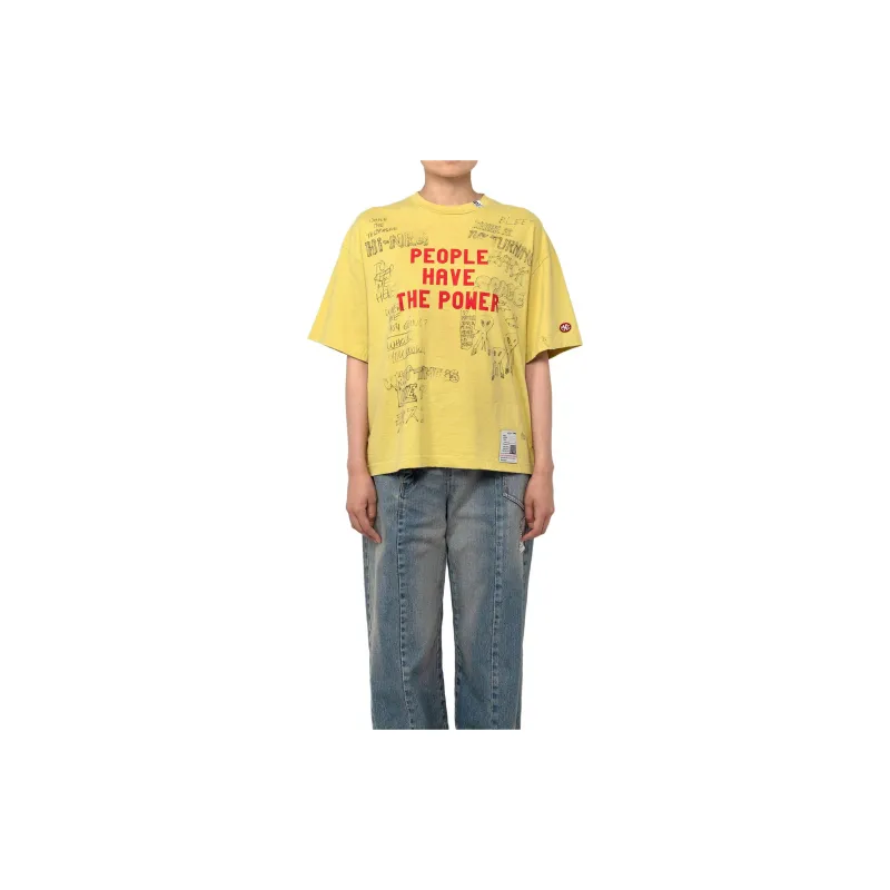 Maison Mihara Yasuhiro SS24 T Shirt Women's Yellow-2