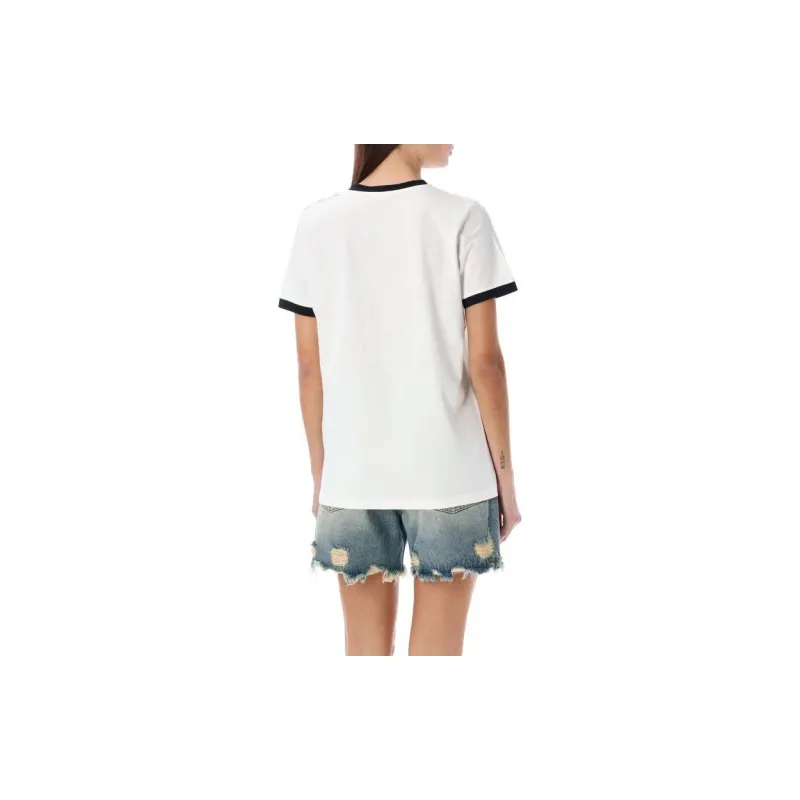 BALMAIN 3-Button Logo-print Cotton Top-2