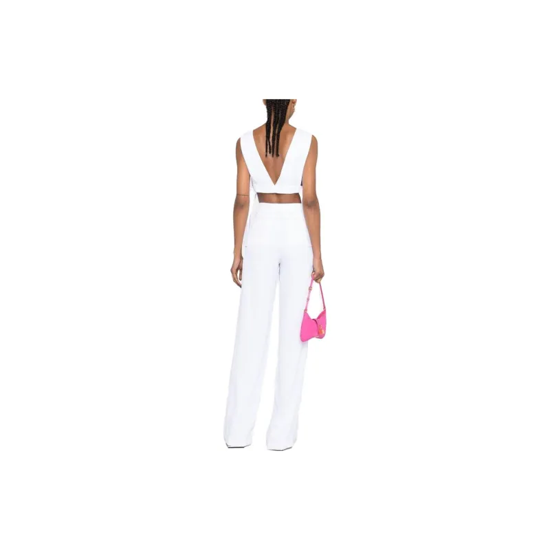 MSGM Crop Tops Women's White-2