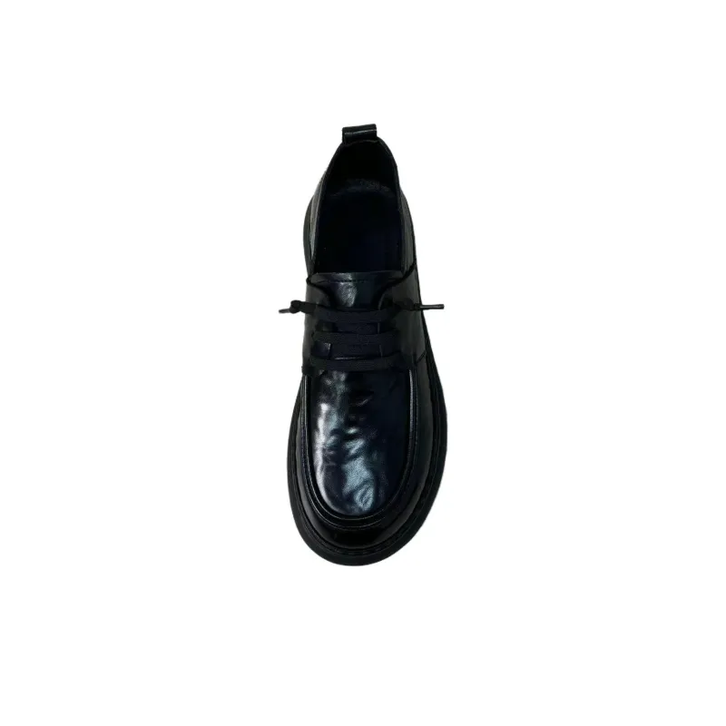 Mo Xu Lace Up Casual Shoes Men's Black-3