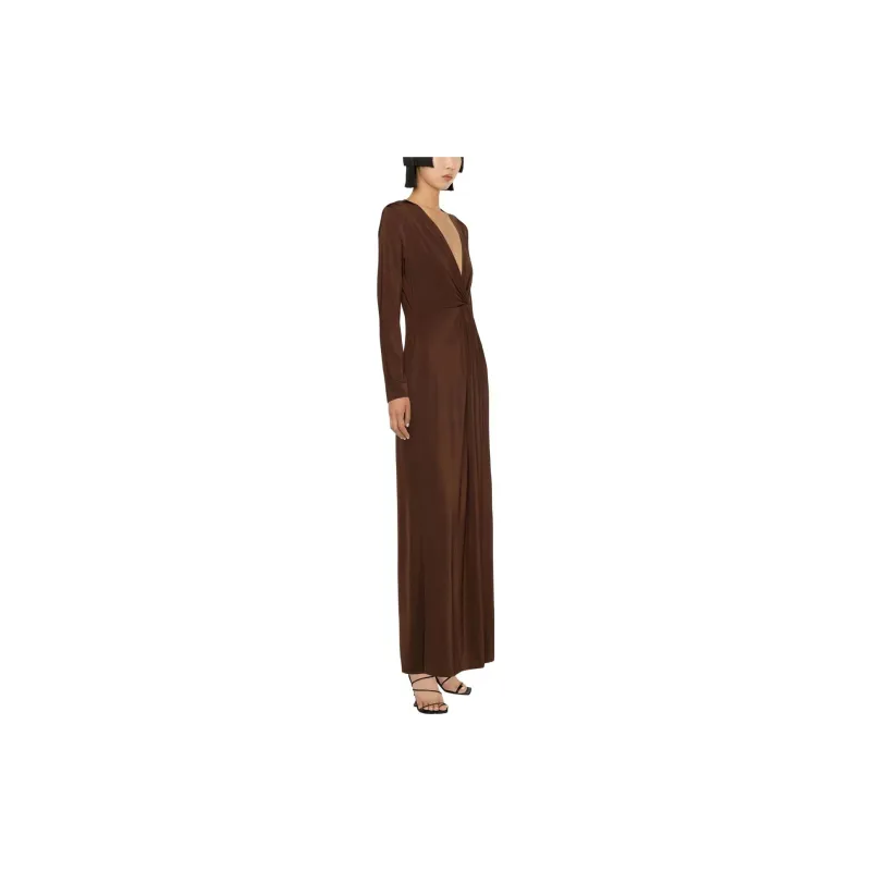 Reformation Long-Sleeved Dresses Women's Brown-2