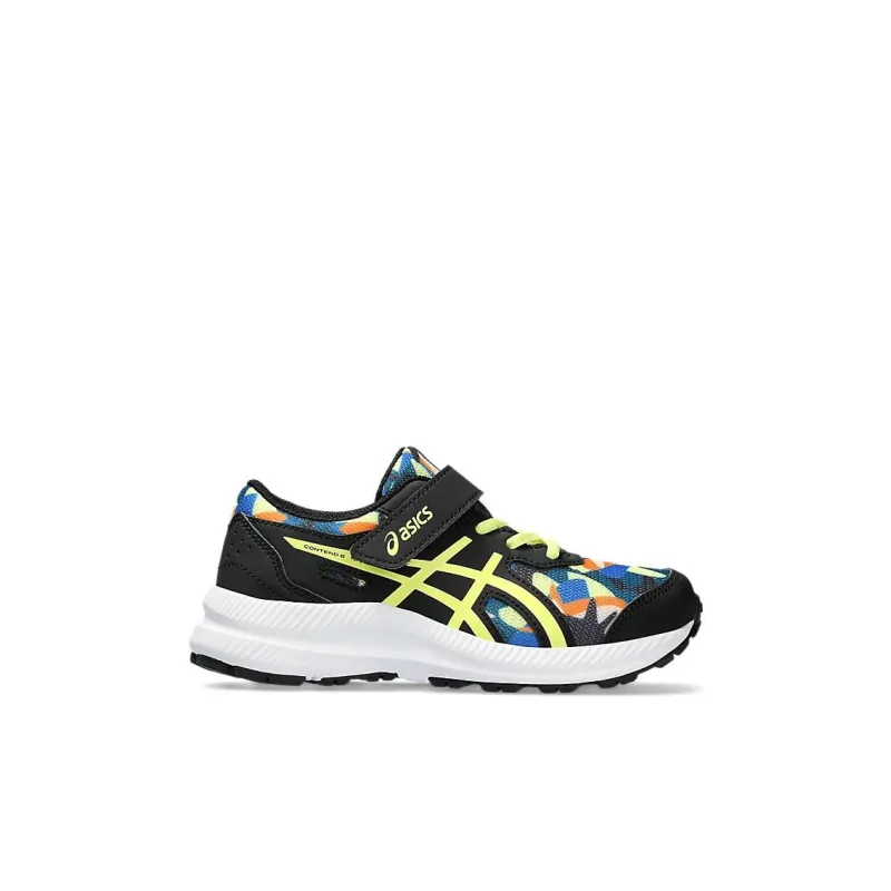 Asics Contend 8 PS 'Black Glow Yellow Camo'-1