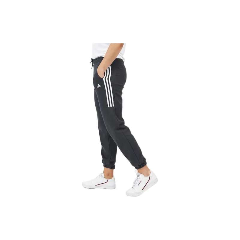 Adidas Knitted Sports Pants Women's Gray-5