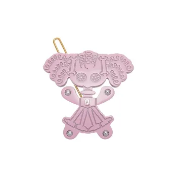 ALEXANDRE DE PARIS Mini Robot Pink Hair Clip Hair Accessory Headpiece Women's