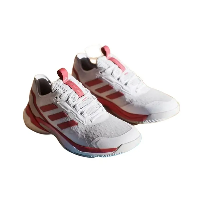 Adidas Crazyflight 5 Indoor Cloud White Better Scarlet Matte Silver Women's-2