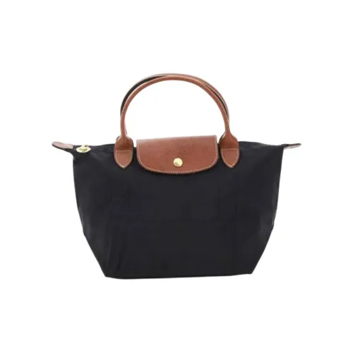 LONGCHAMP Nylon Handbag Women's Black