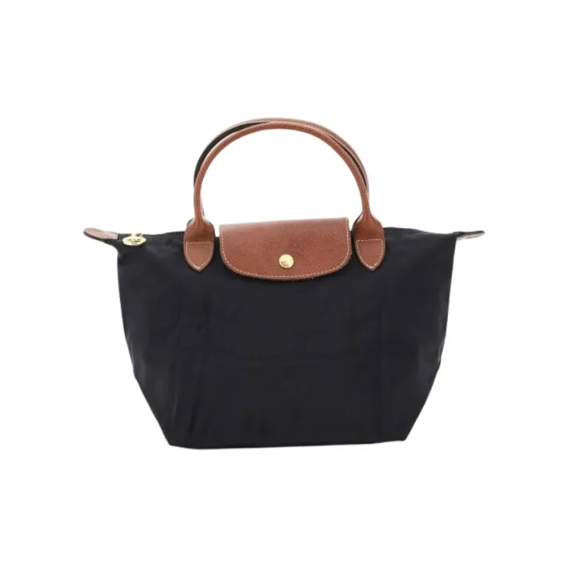 LONGCHAMP Nylon Handbag Women's Black-0