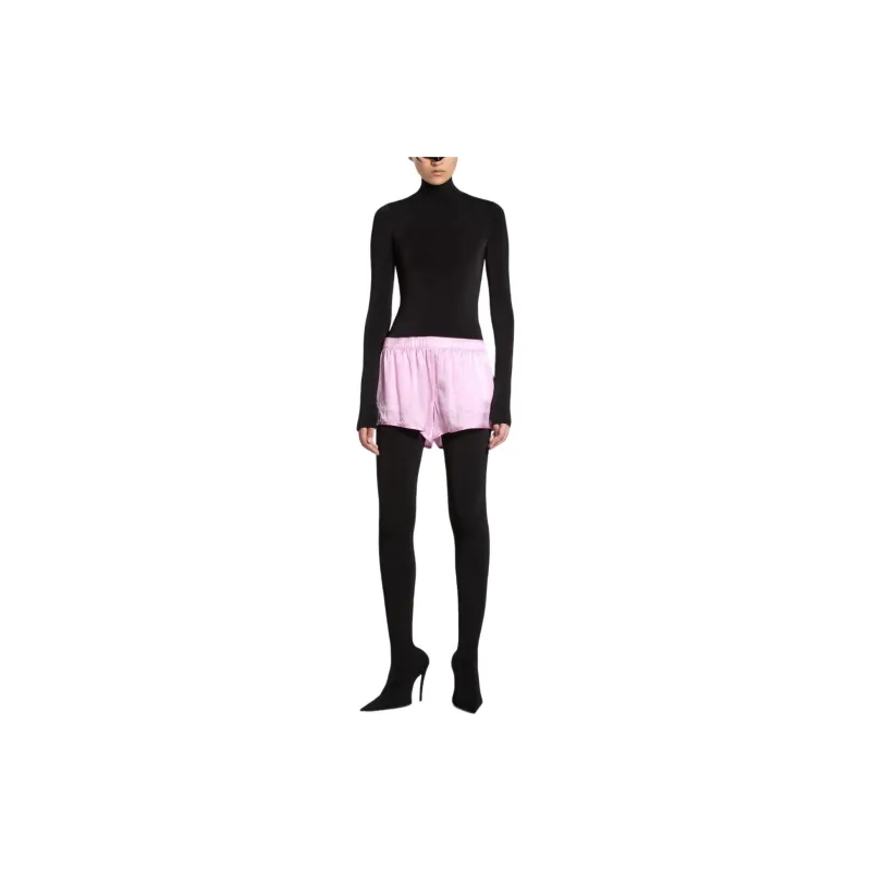 Balenciaga Casual Shorts Women's Pink-3