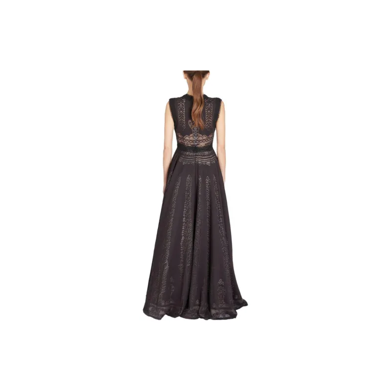 Giambattista Vall i Jardin D'Eden Macramé Maxi Dress-2