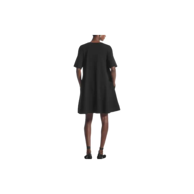 COS SS24 Short Sleeved Dresses Women's Black-2