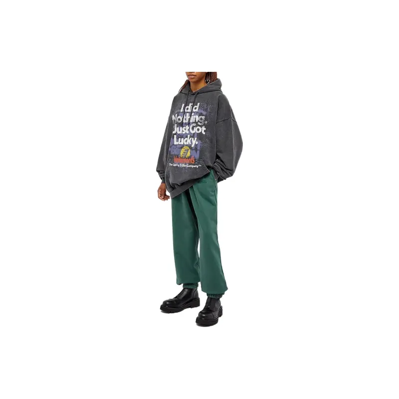 Vetements Knitted Sweatpants Women's Green-2